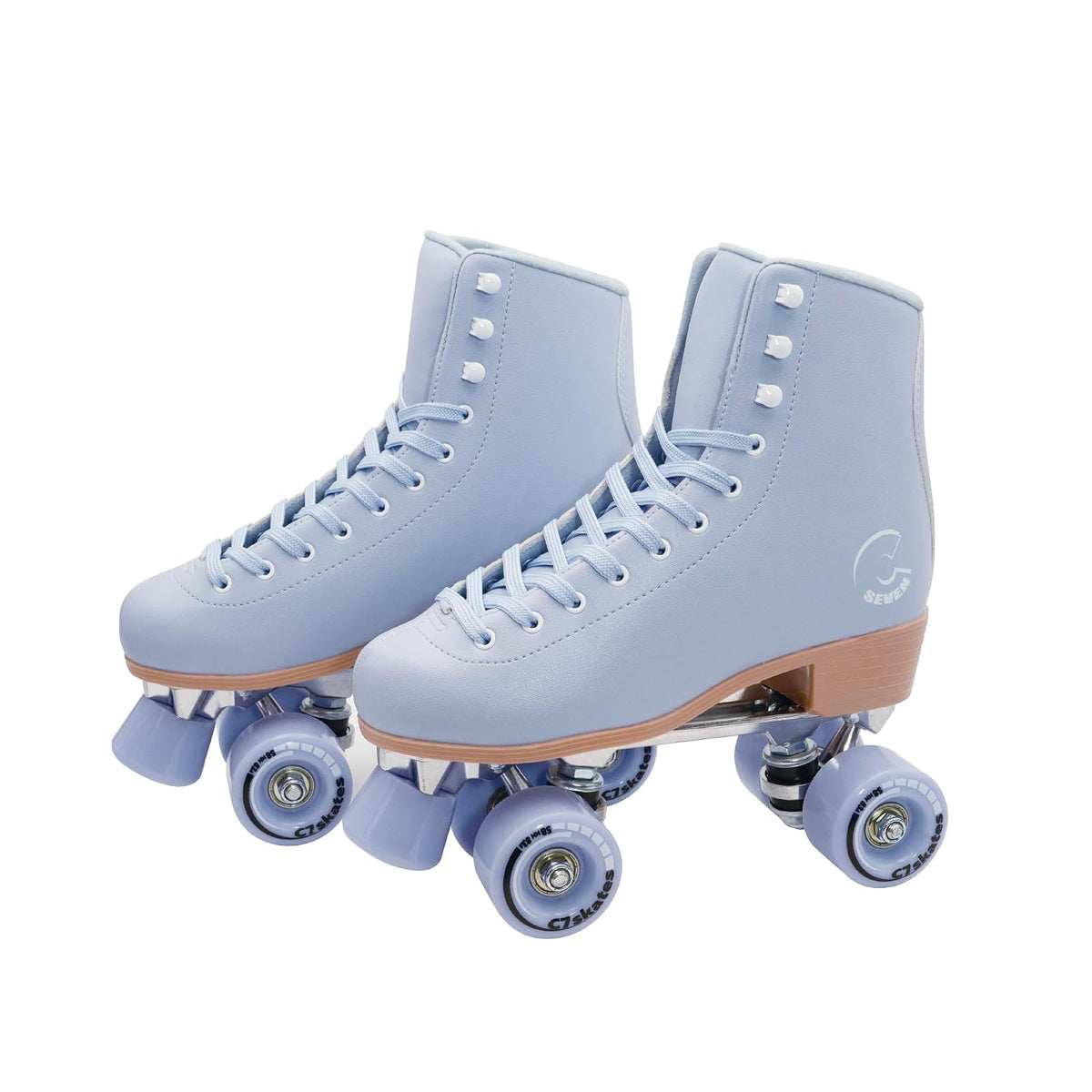 C SEVEN Roller Skate, Women's 11 / Men's 10, Bleu Brume