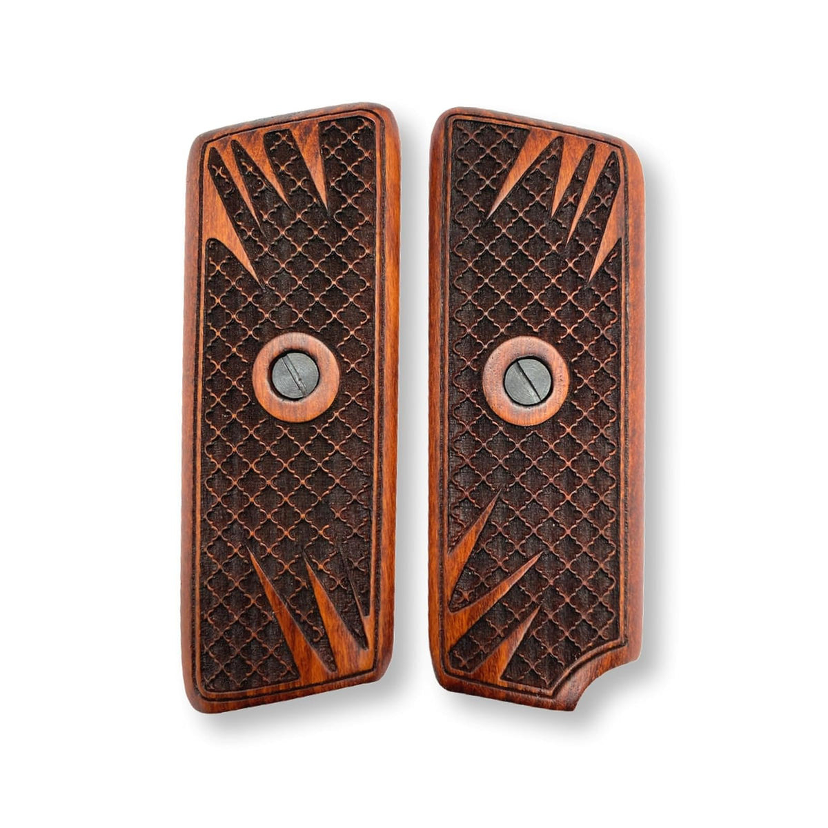Zib Grips Gun Grip, TT M57 / Tokarev, Basketweave Pattern / Soft Cherry