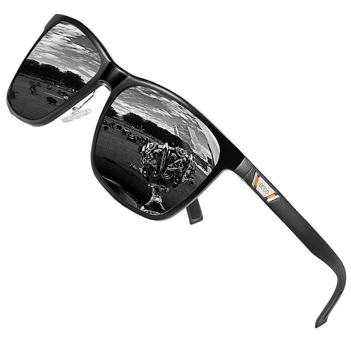 DUCO Sunglasses, common, Gray