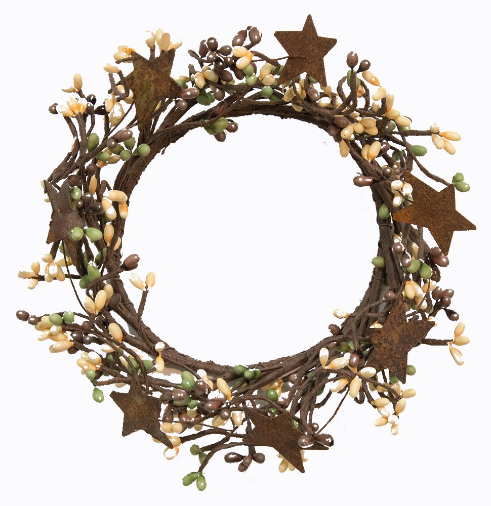 CWI Gifts Wreath, Brown