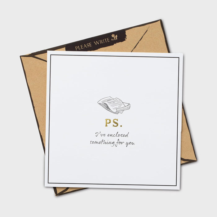 IF Greeting Card, Ivory, P.S.