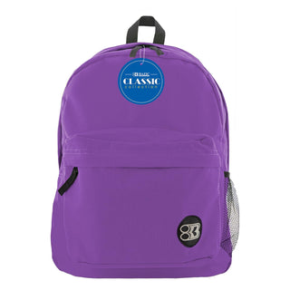 BAZIC PRODUCTS Backpack, 17", Purple