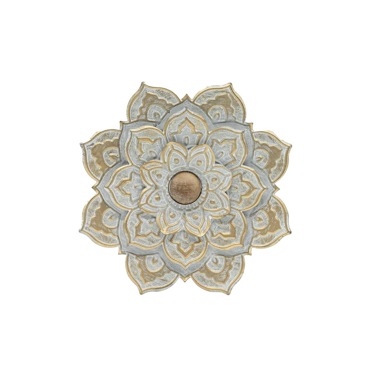Foreside Home and Garden Wall Art, 8"L x 0.8"W, Gold, White