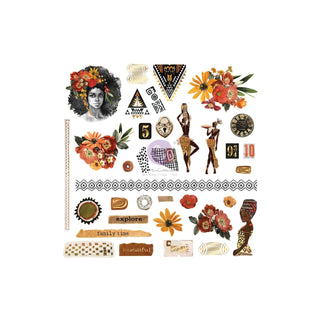 PRIMA MARKETING INC Art And Craft Supply, Diamond 3"x4" Journaling Cards 32 shee