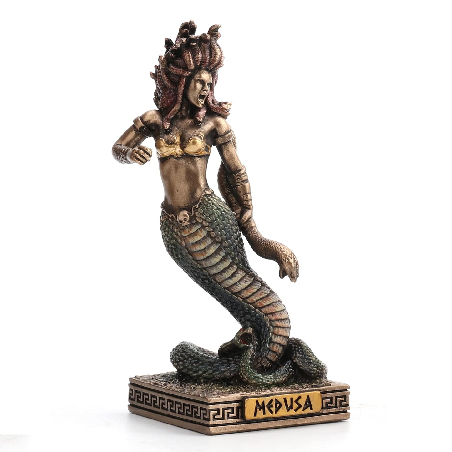 Unicorn Studio Veronese Design Medusa The Gorgon Resin Hand Painted Miniature Figurine