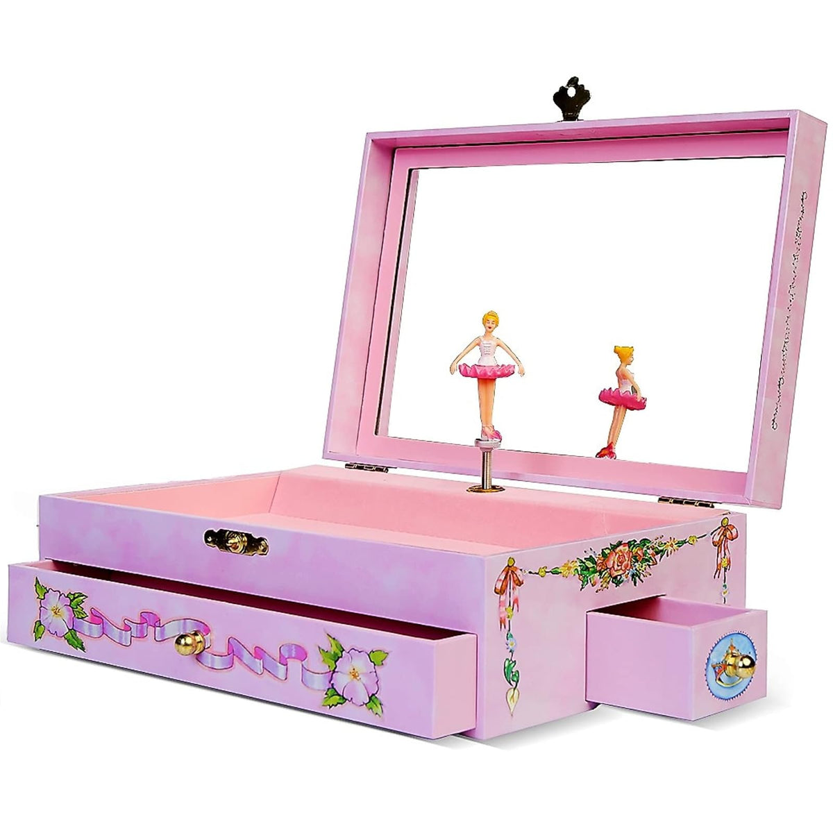 Enchantmints Jewelry Storage, Pink, Musical Jewelry Box