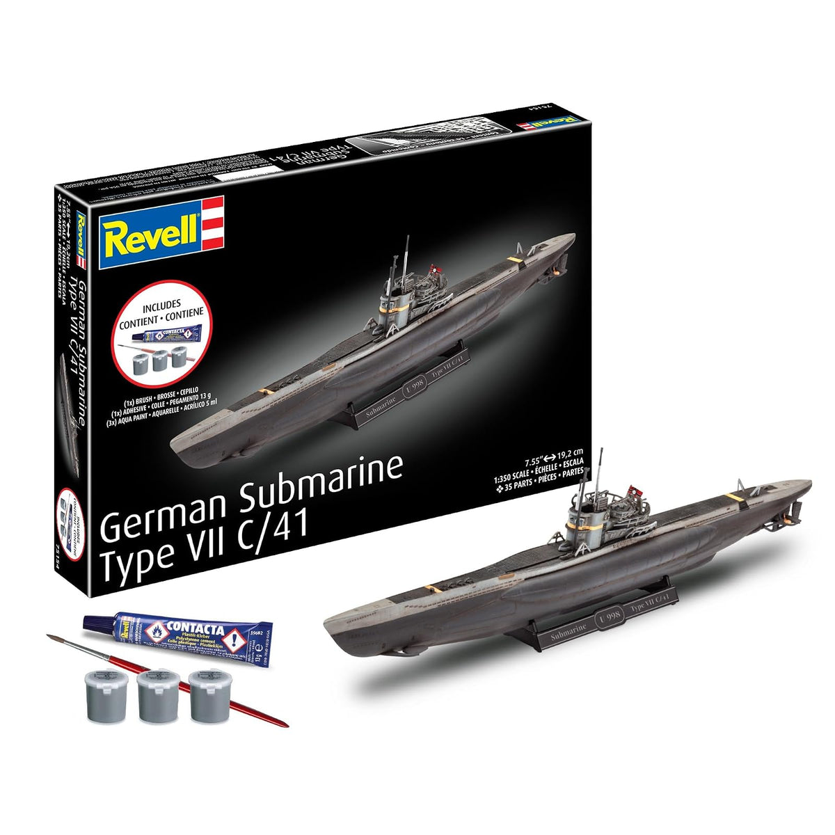 Revell Art Craft Kit, 1:72 scale, Gray