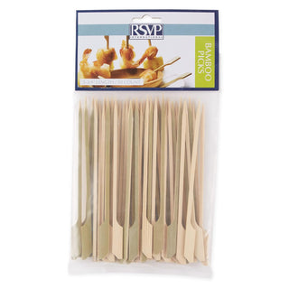RSVP International Skewer, Appetizer, 50-Count, 5.875", Bamboo