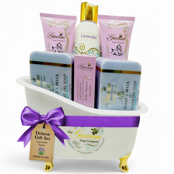 The Grecian Soap Company Skin Care Agent, 1 Count (Pack of 6), Lavender