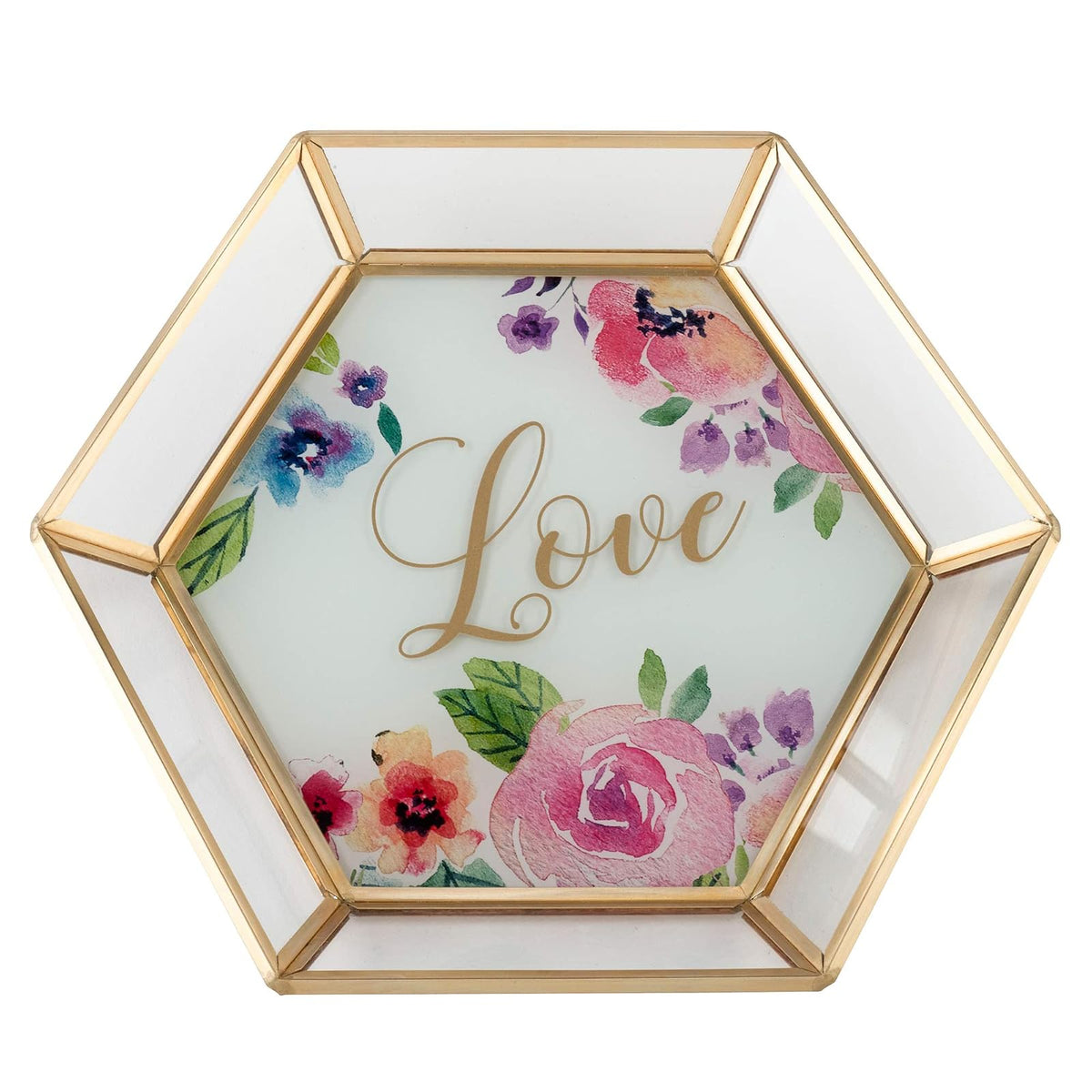 Lillian Rose Tray, 8.3", Multicolor