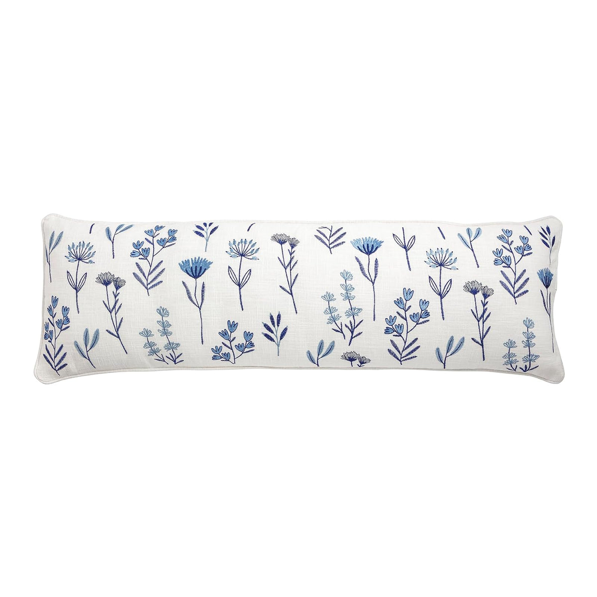 Mud Pie Pillow, 11" x 35", Blue