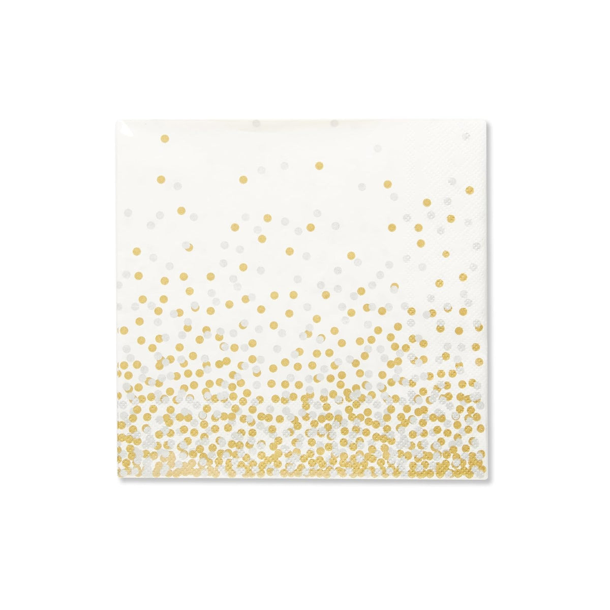 Harman Disposable Napkin, 5 X 5, Silver Gold