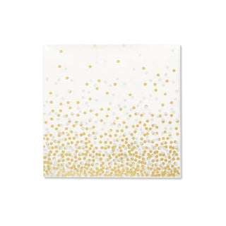Harman Disposable Napkin, 5 X 5, Silver Gold