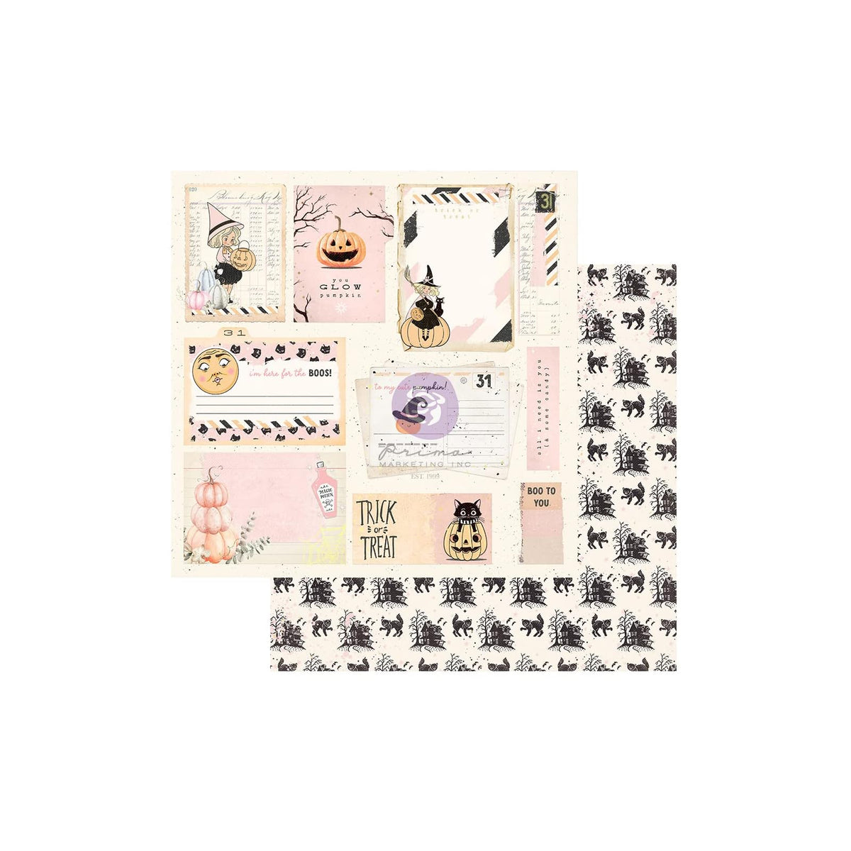 PRIMA MARKETING INC Sheet Paper, Candy Cane Lane-Shaker Mix, Candy Cane Lane-Sha