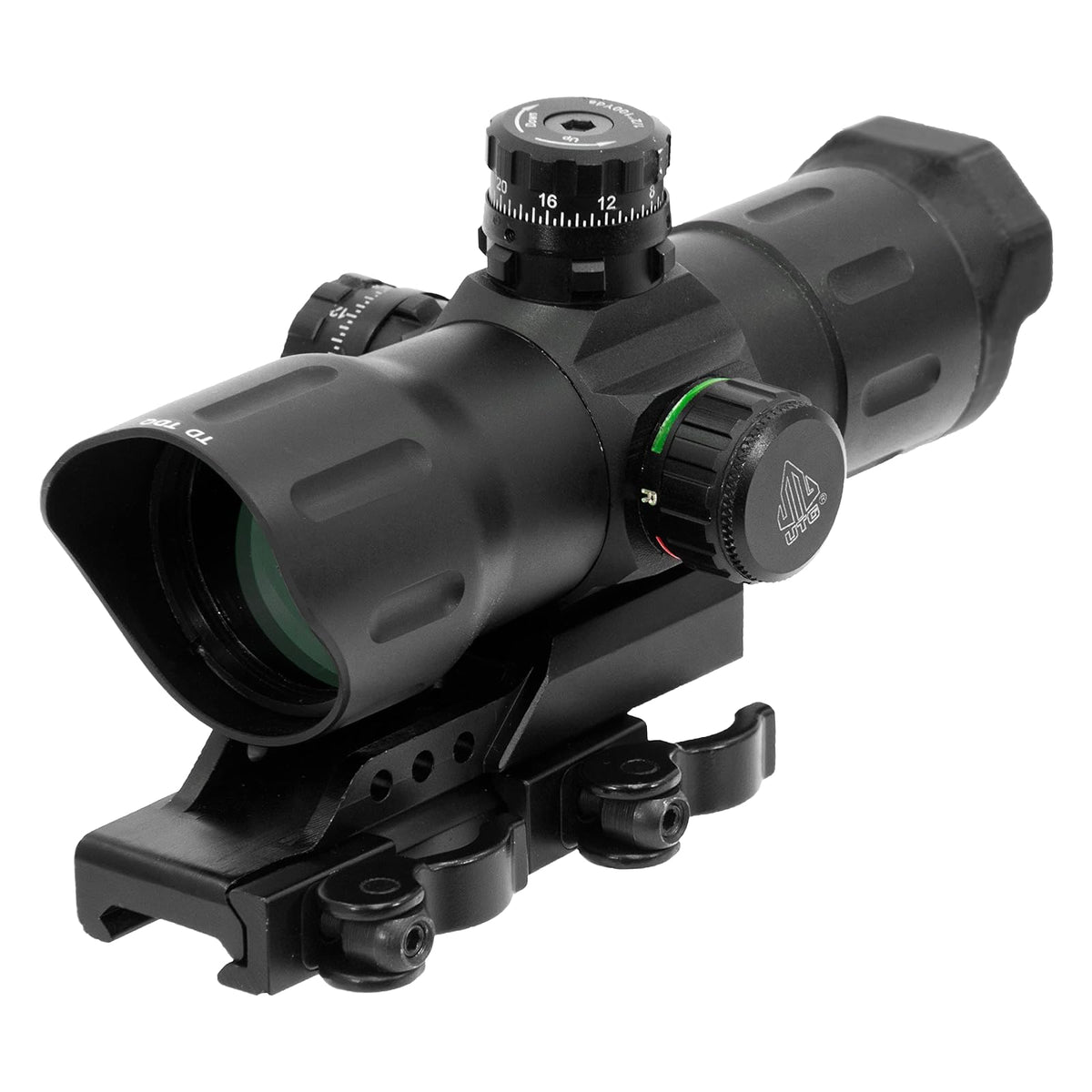 Leapers UTG 6" ITA Red/Green CQB T-dot Sight with Offset QD Mount