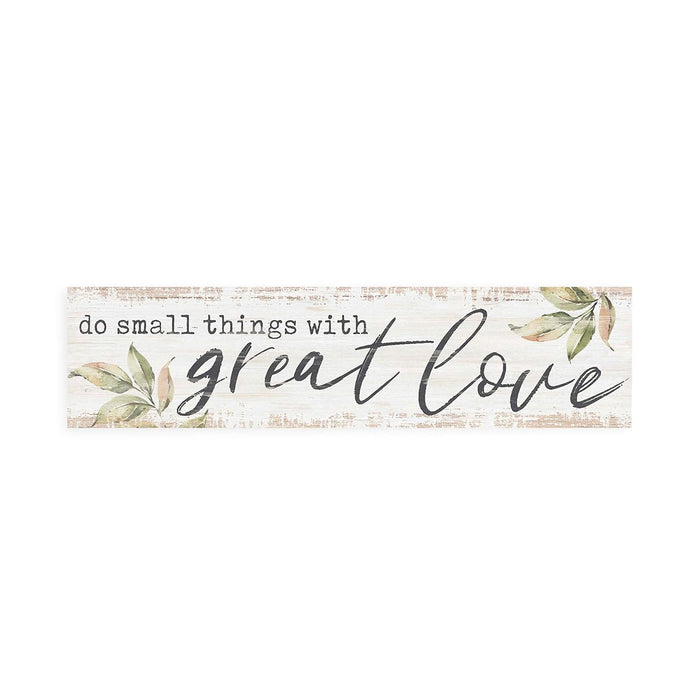 P. Graham Dunn Decorative Signage, 6x1.5 inch, Do Small Things