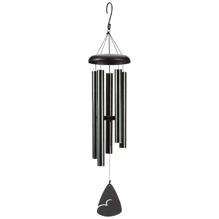 Carson Wind Chime, 36-Inch, Forest Green Fleck
