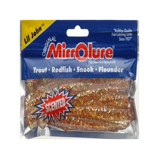MirrOLure Fishing Hook, One Size, Gold/Red Glitter