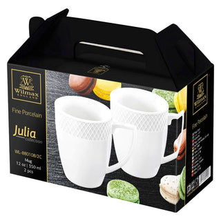 Wilmax England Drinking Cup, 12 Ounces, White