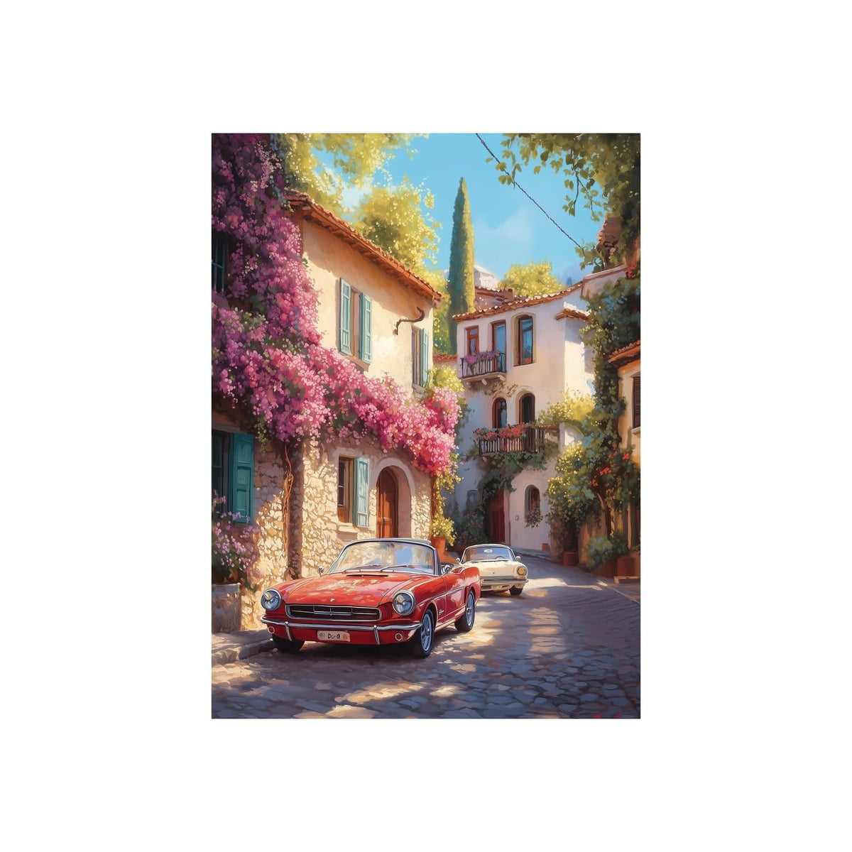 Anatolian Puzzles, 19'' x 26'', Bougainvillea Street