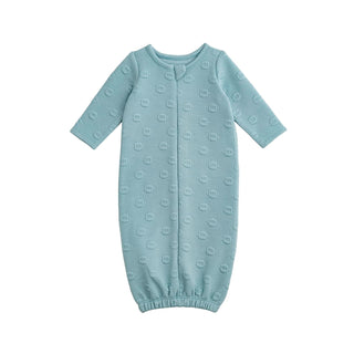 Mud Pie Nightgown Nightshirt, 0-3 Months, Blue