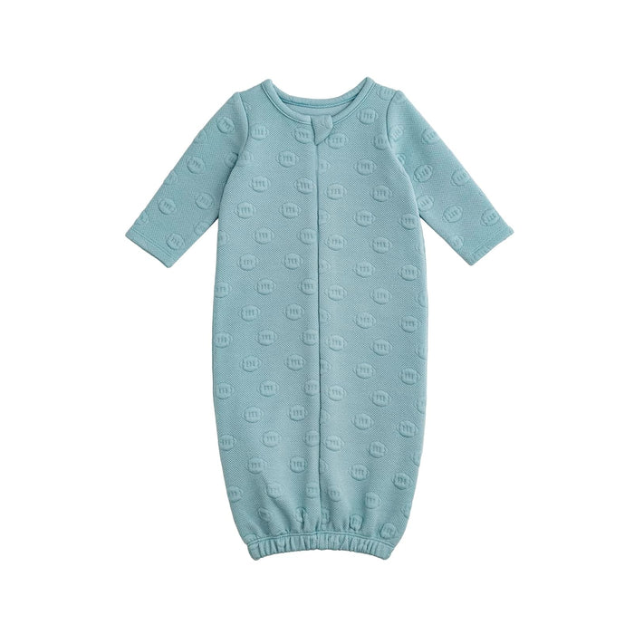 Mud Pie Nightgown Nightshirt, 0-3 Months, Blue