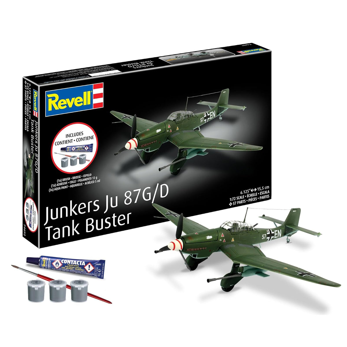 Revell Art Craft Kit, 1:72 scale, Gray