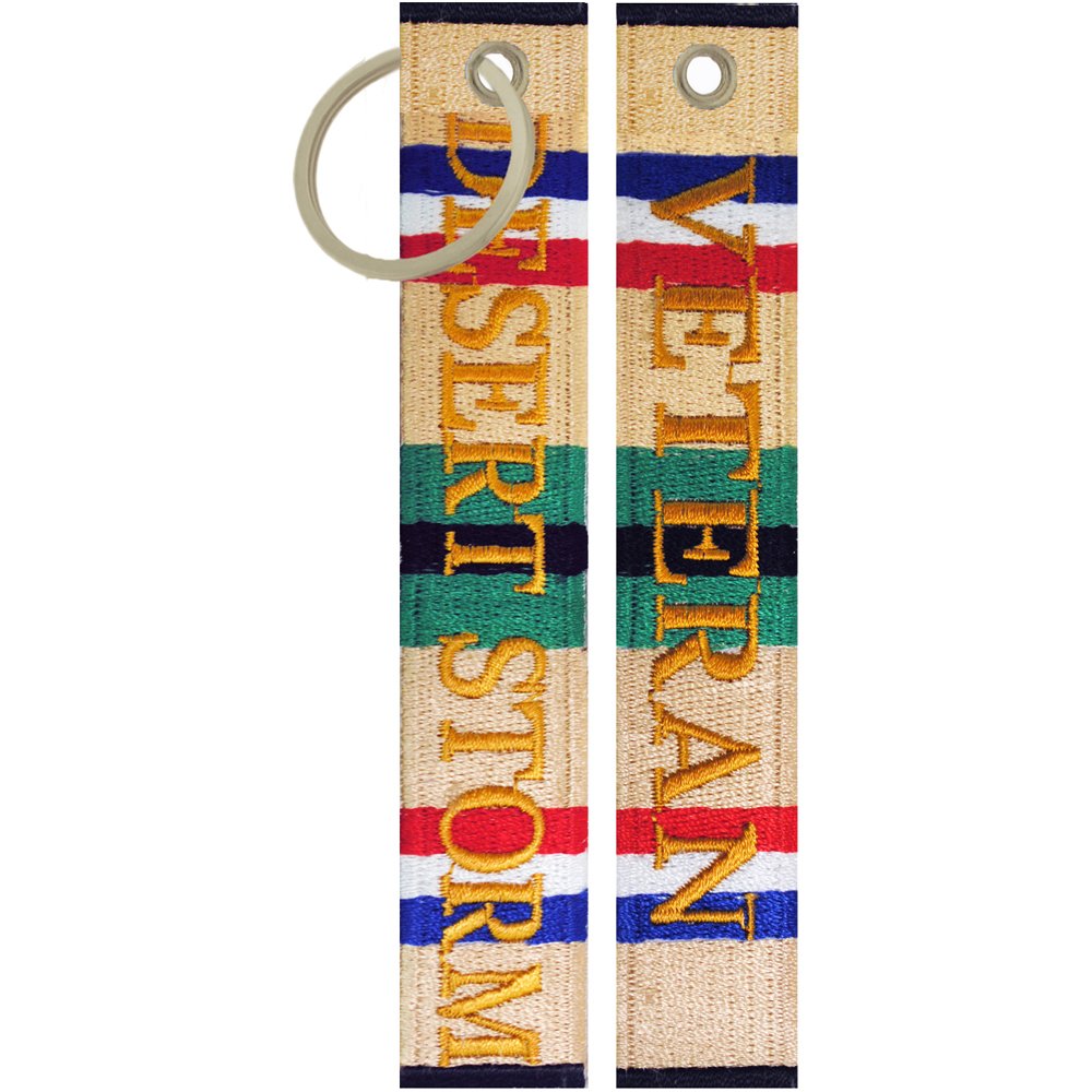 EE Keychain, 5 x 1-1/16, Tan