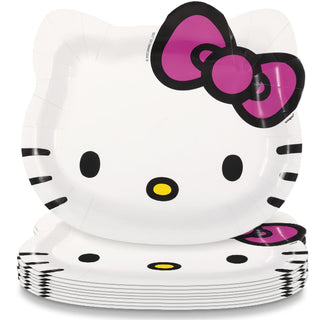 Unique Dishware Plate, 8.50" x 7.38", White