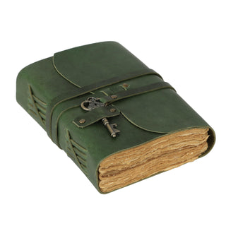 TUZECH Blank Book, 7 x 5 Inches Unlined, Green