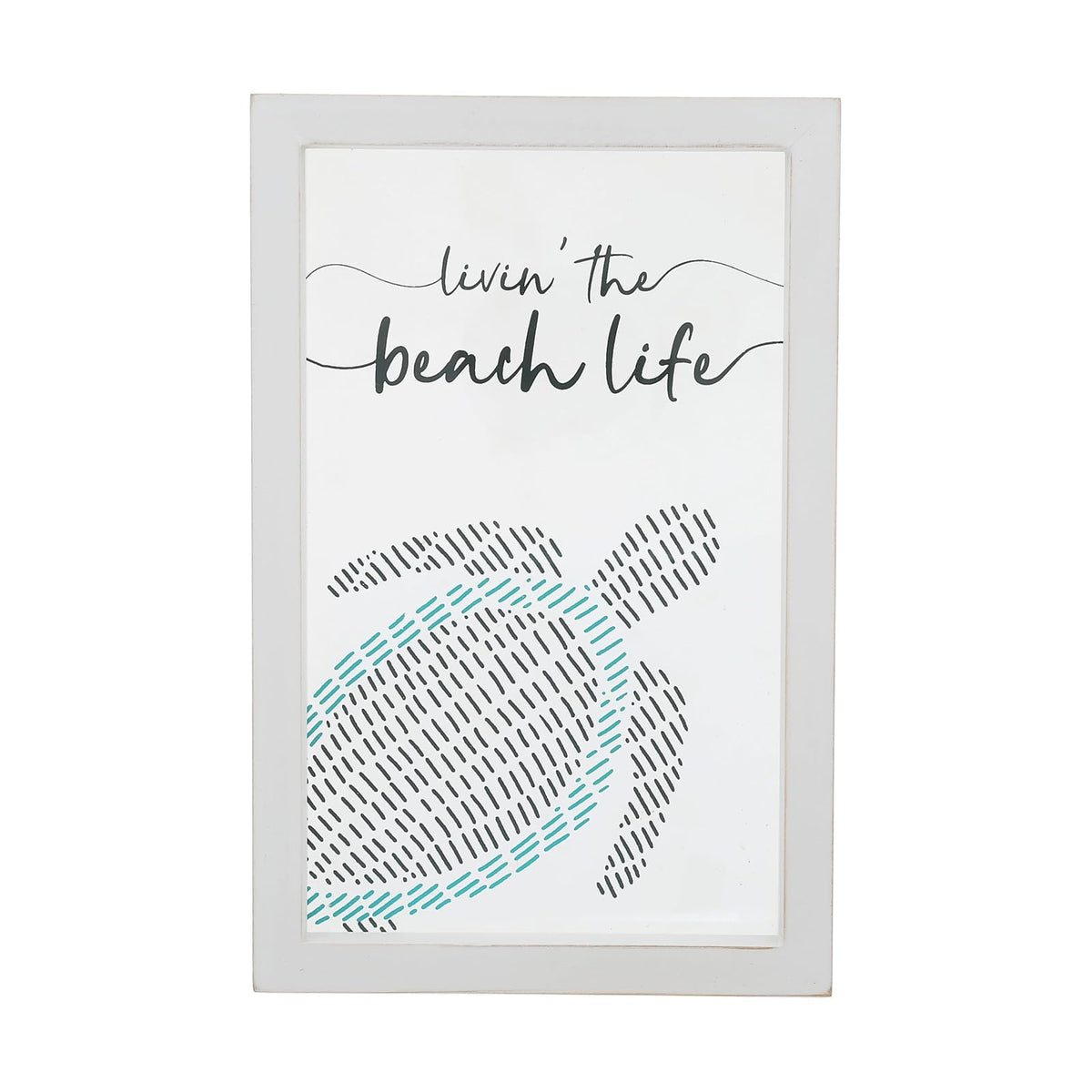 Pavilion Gift Company Wall Art, 5.5 x 8.5 inches, White, Gray, Green