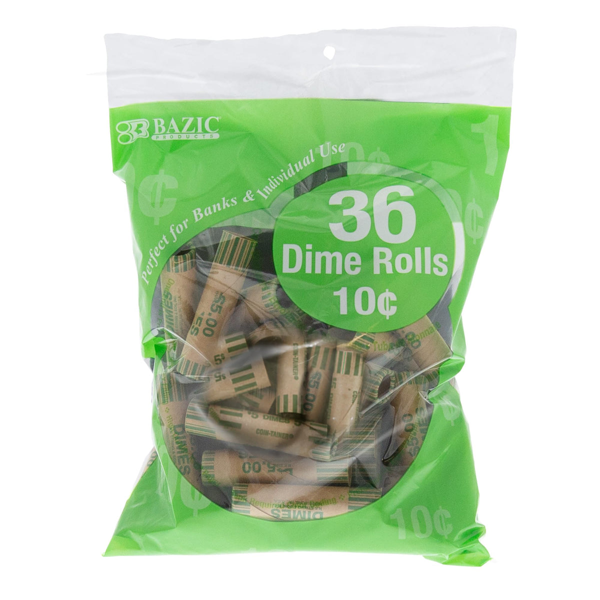 BAZIC PRODUCTS Sheet Paper, 1-Pack, Dime Rolls