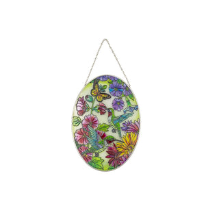 Bridgeton Hall Hanging Ornament, 9.3 inches by 7 inches, Hummingbird