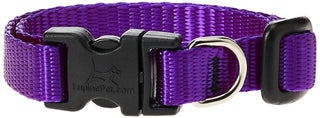 Lupine Pet Basics 1/2" Purple 8-12" Adjustable Collar for Small Dogs