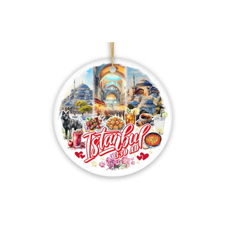 OrnamentallyYou Hanging Ornament, Istanbul City Historical Landmarks and Cultura