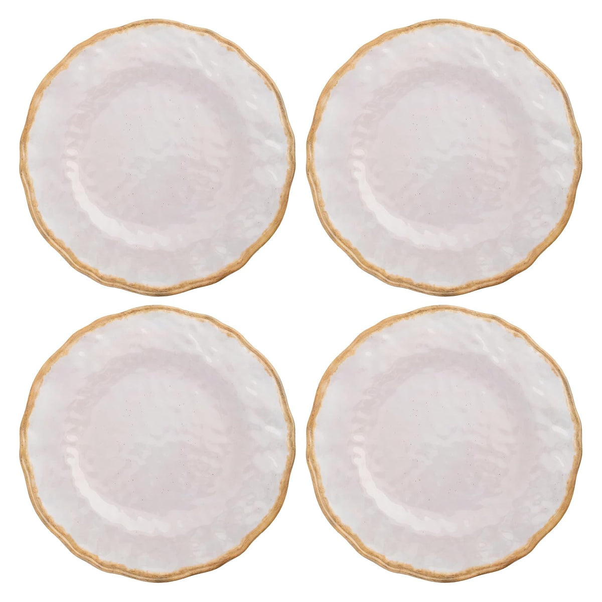 Karma Dishware Plate, Salad Plates, Heirloom Crème