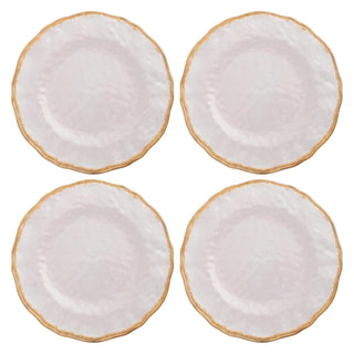 Karma Dishware Plate, Salad Plates, Heirloom Crème