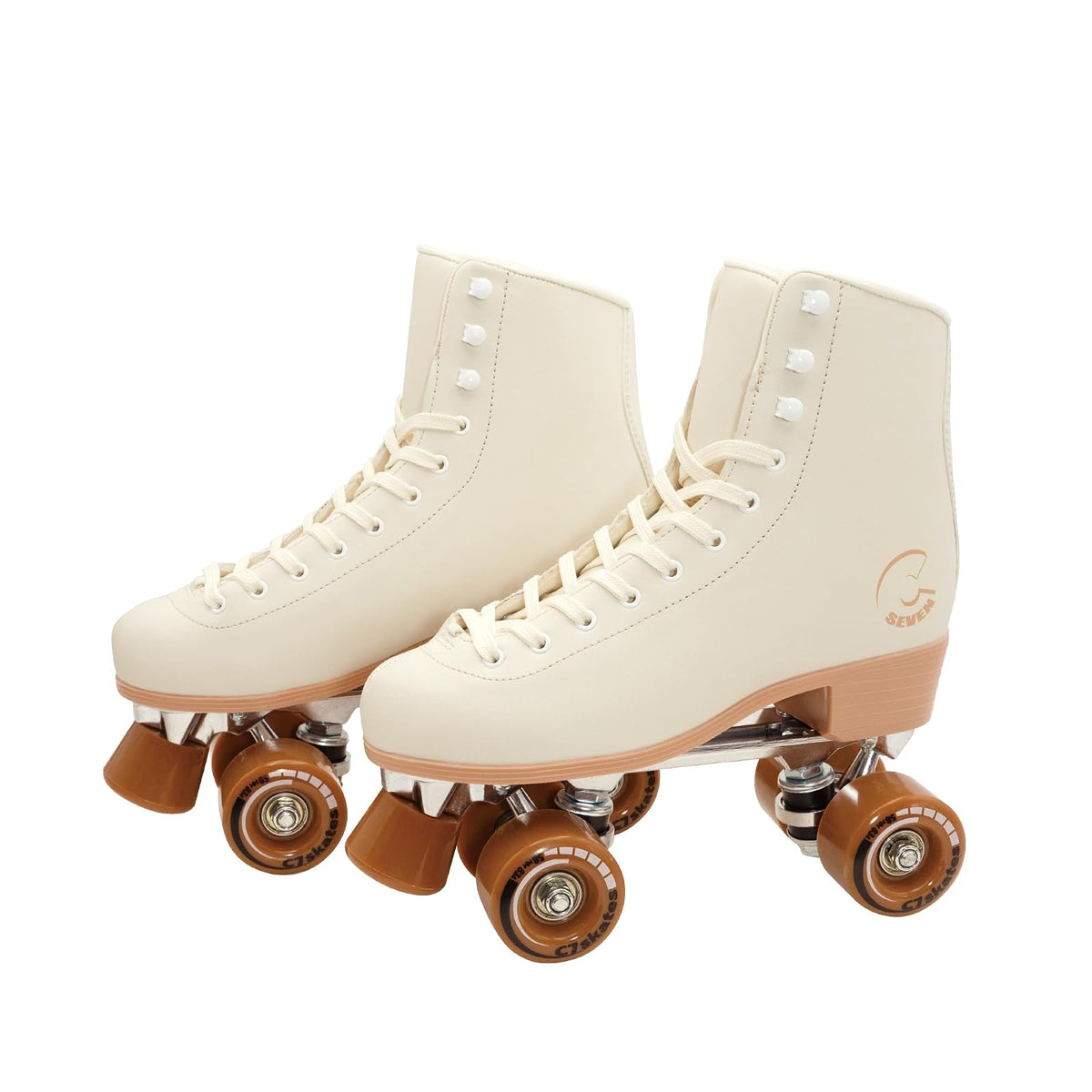 C SEVEN Roller Skate, Women's 9 / Men's 8, Vanilla Ice Cream