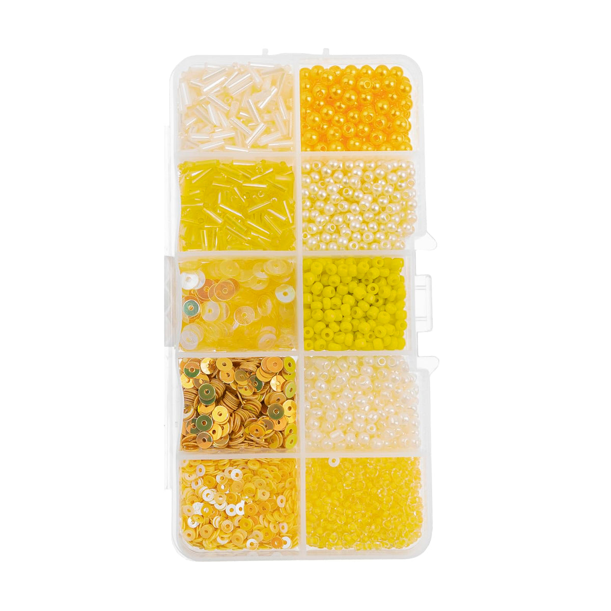 John Bead Craft Bead, 81 g, Yellow Palette