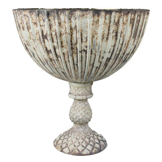 HomArt Vase, Antique Silver and Copper