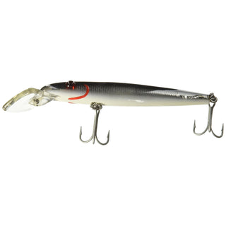 MirrOLure Fishing Hook, 7 Inch, 2 1/8 oz, Black Bk/White/Silver