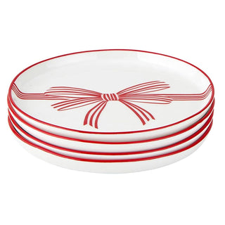 Santa Barbara Design Studio Dishware Plate, 5.25" Diameter, Red Bow