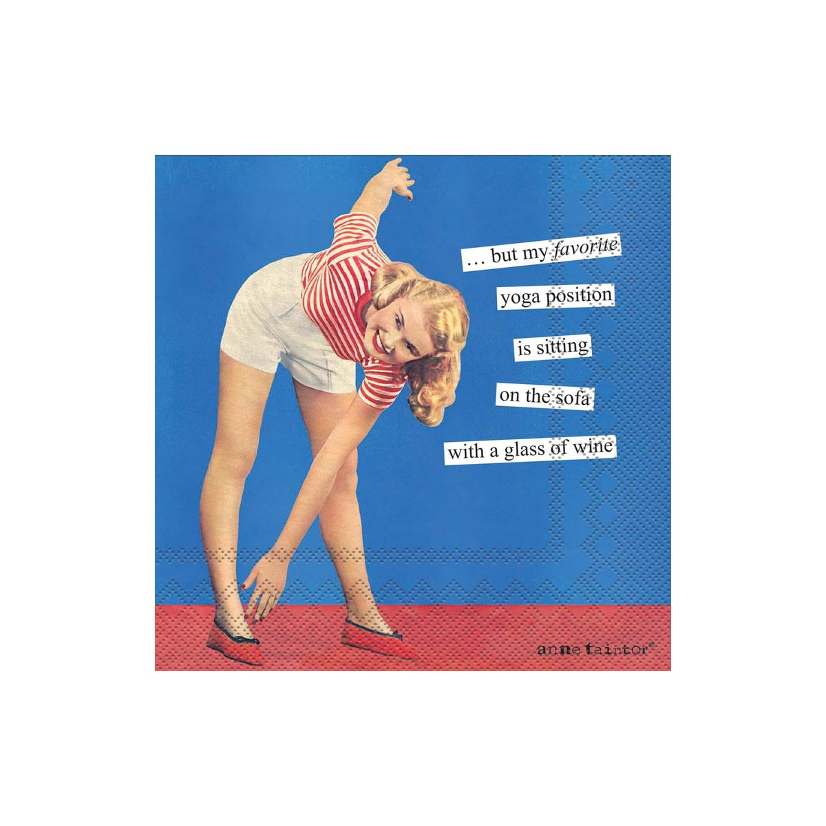 ihr SINCE 1977 Disposable Napkin, 5 x 5-Inches, Yoga