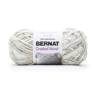Spinrite Yarns (CA) Bernat Crushed Velvet Yarn, White
