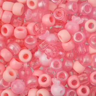 John Bead Craft Bead, 4x7mm, Pink