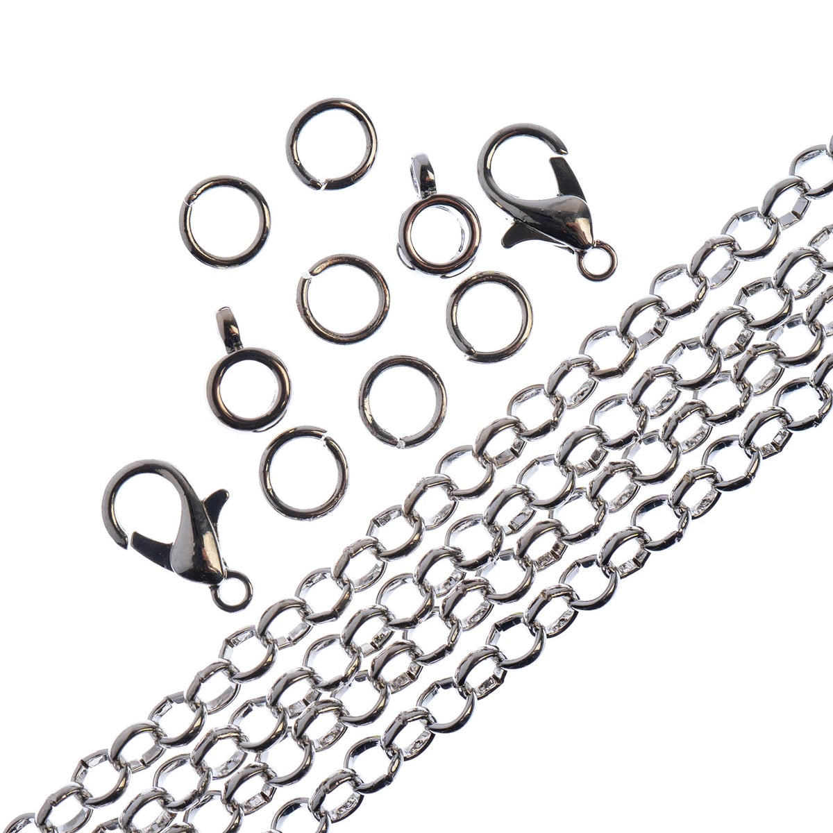 John Bead Jewelry Finding, 4mm, Nickel