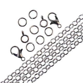 John Bead Jewelry Finding, 4mm, Nickel