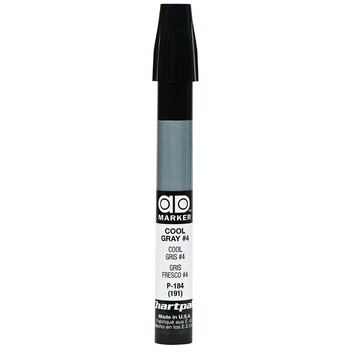 AD Marker Marking Pen, 1 Count (Pack of 1), Cool Gray #4