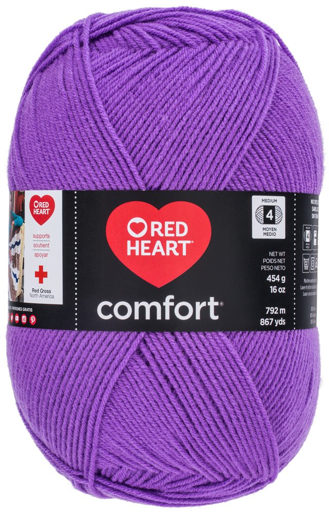 Red Heart Yarn, 454 g/16 oz, 792 meters/867 yards, Amethyst