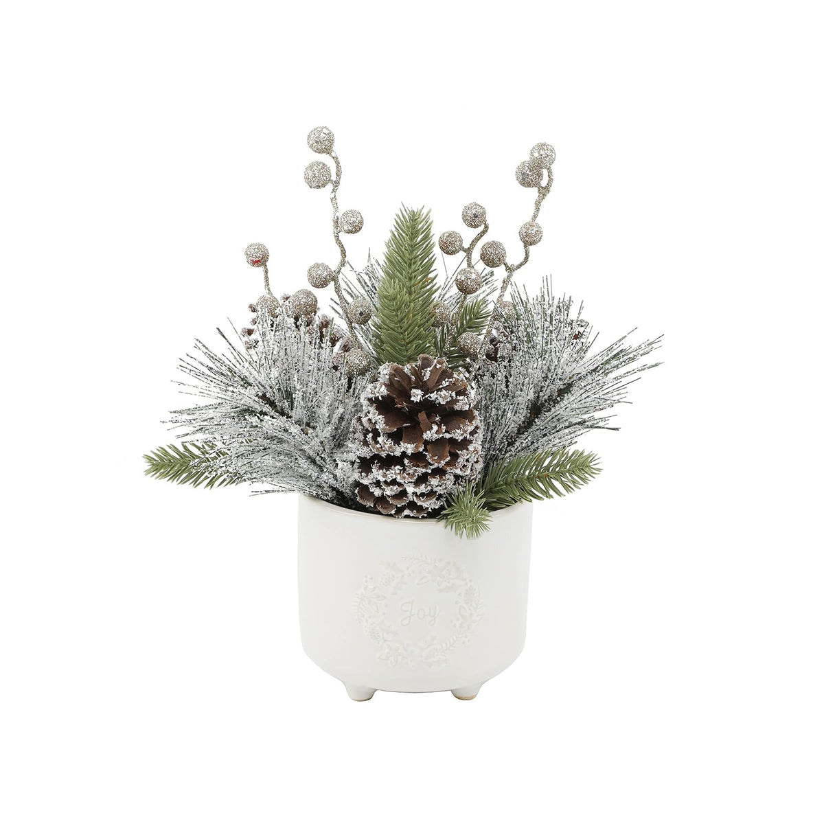 Flora Bunda Artificial Plant, Ivory
